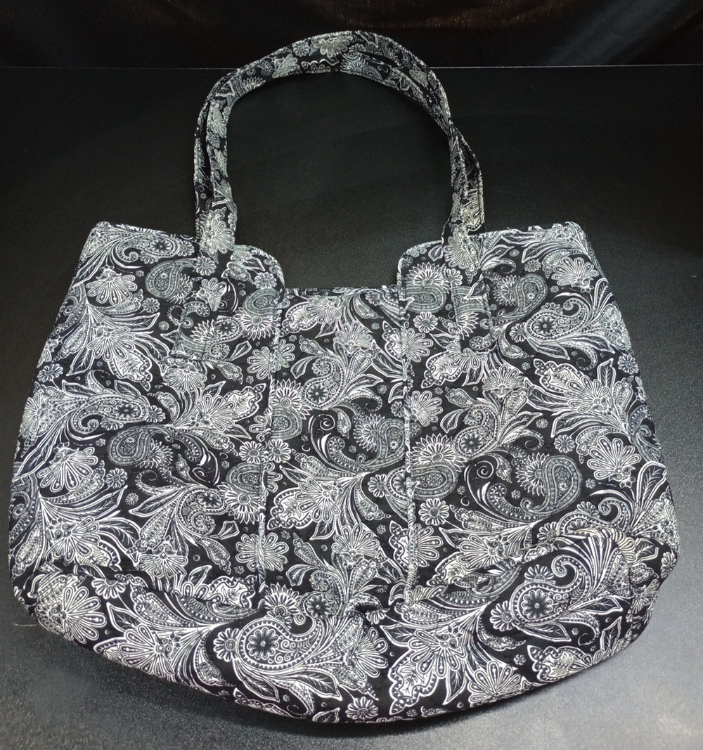 Vera Bradley Bandana Black White Over the shoulder bag